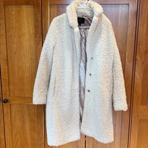 J. Crew Cream Teddy Jacket